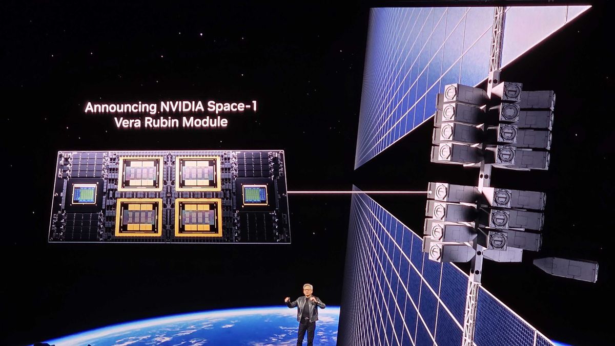 Nvidia announces Vera Rubin Space Module &mdash; up to 25x the AI compute of H100 for orbital data centers | Tom's Hardware